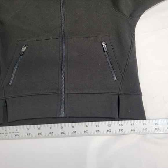 DSG Girls/youth Size XS (6-7) Sports Fleece Full Zip In Pure Black - Picture 4 of 9